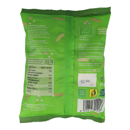 Ganchitos de Lentejas, 75 g. Natursoy