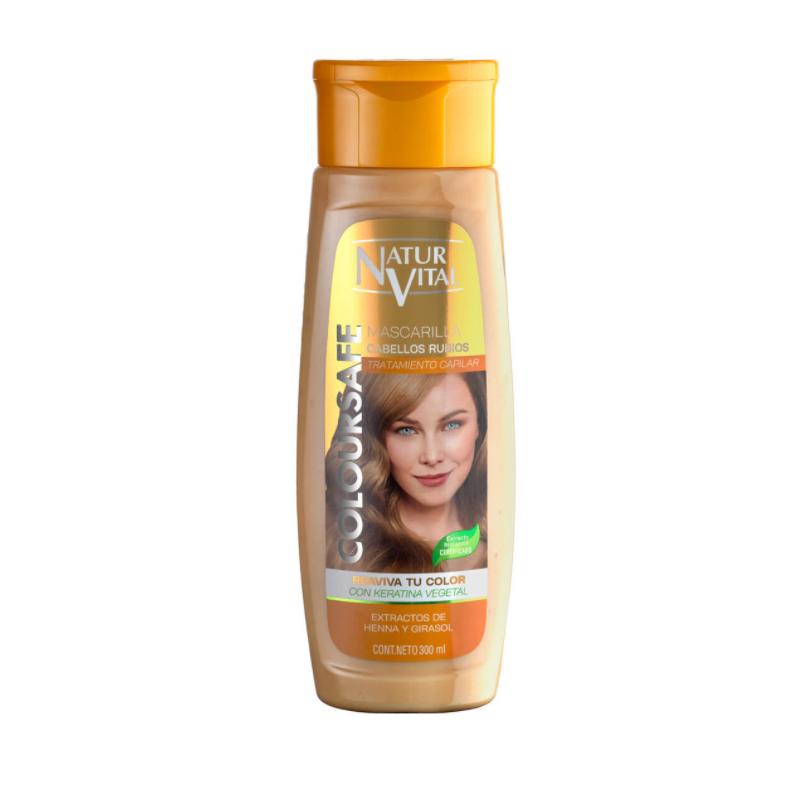 Mascarilla ColourSafe Rubio 300 ml NATUR VITAL