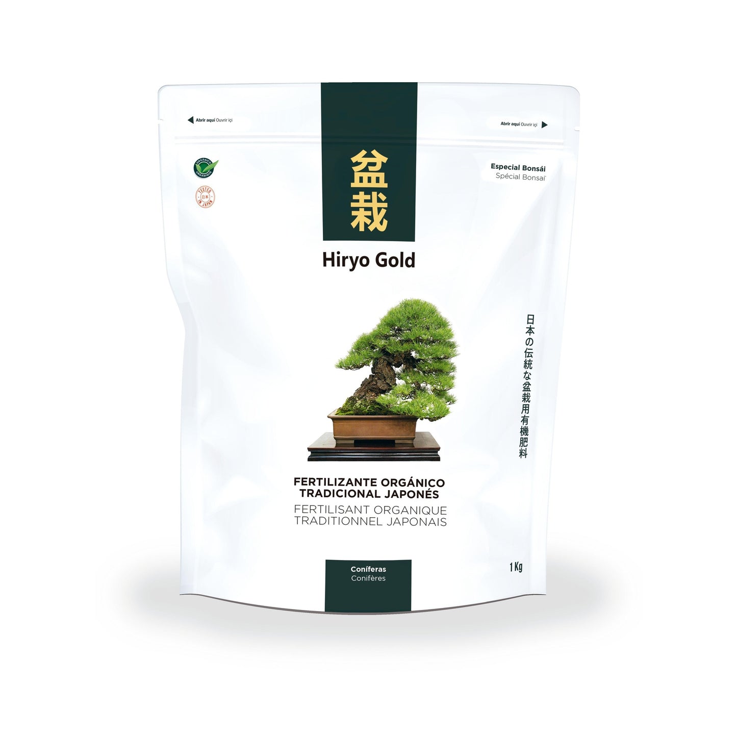 Abono bonsáis coníferas Hiryo Gold 350 g