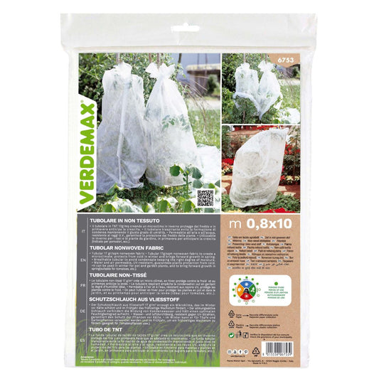 Tela protección de cultivos antiheladas tubular Verdemax 1,1 x 10 m