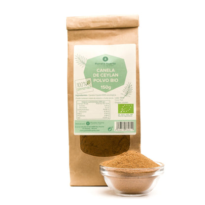 Canela de Ceylán en Polvo ECO Planeta Huerto 200 g