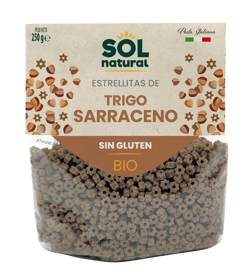 Estrellitas de trigo sarraceno S/G Sol Natural 250 g BIO