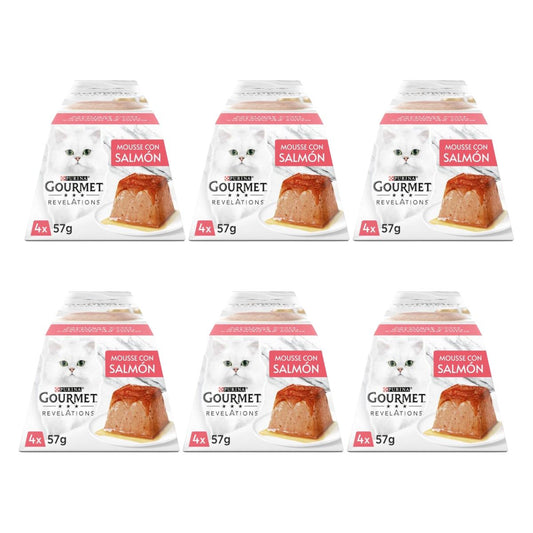 Pack 6 x GOURMET REVELATIONS Mousse Salmon (4x57g)