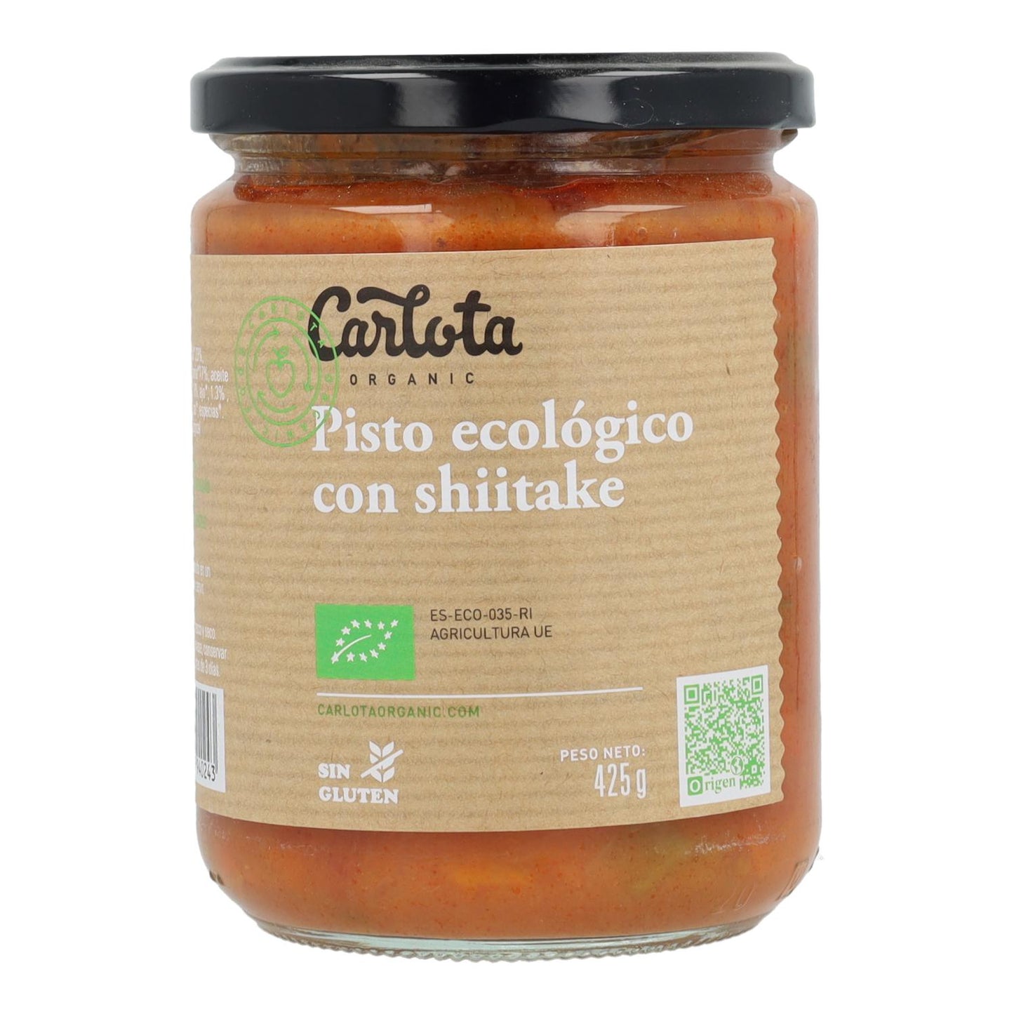 Pisto Ecológico con Shiitake Carlota 425 g