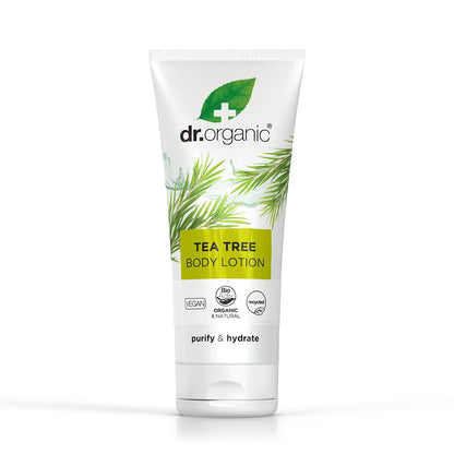 Loción para la piel de árbol de té Dr. Organic 200ml