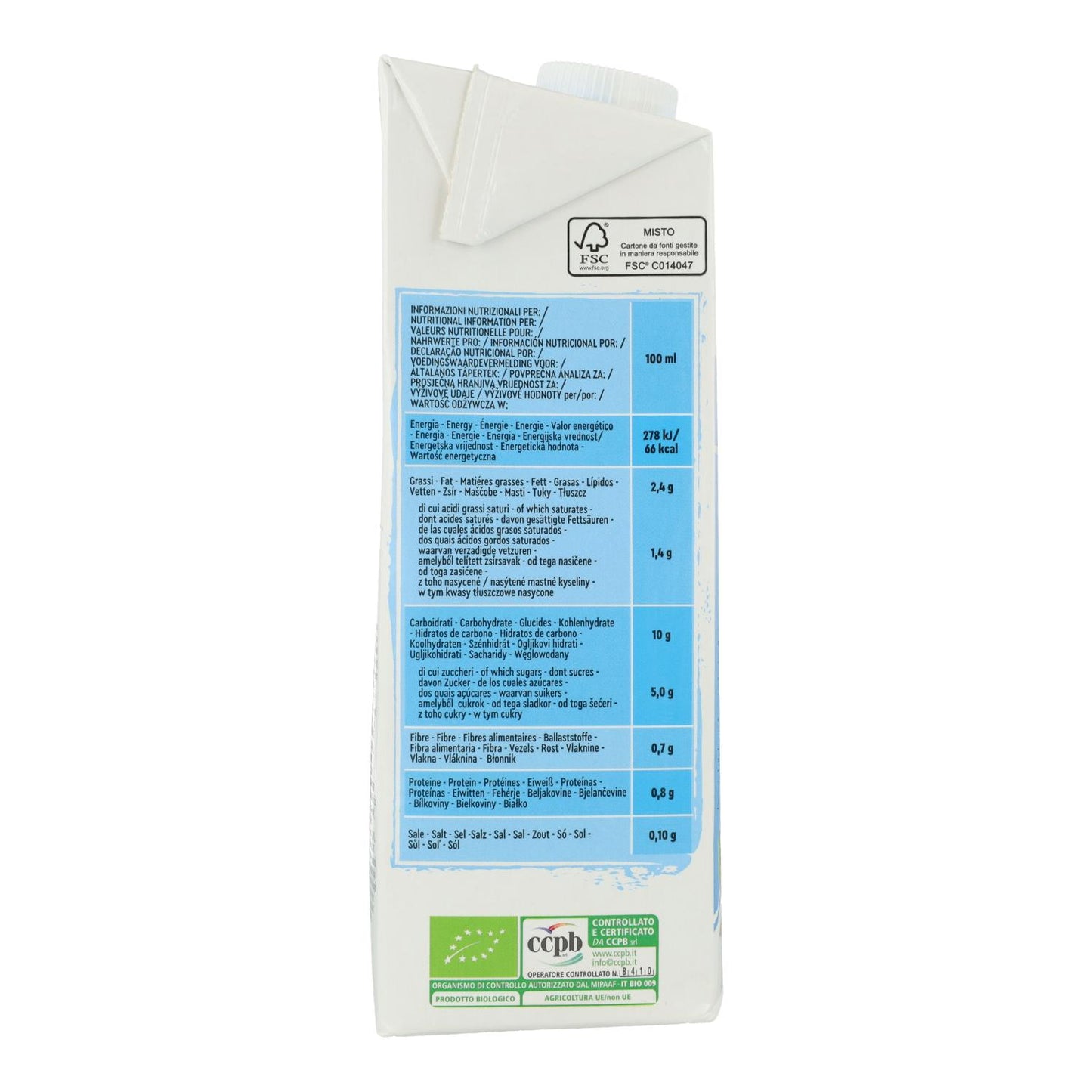 Pack 6 x Bebida Arroz y Coco Vitariz 1 L