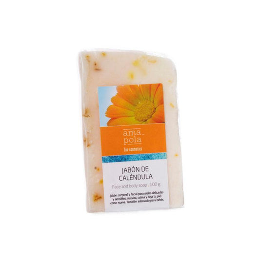 Jabón natural de caléndula Amapola Biocosmetics 100 g