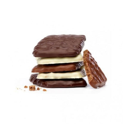 Biscuits de azúcar cande recubiertos de tres chocolates Jules Destrooper 100 g