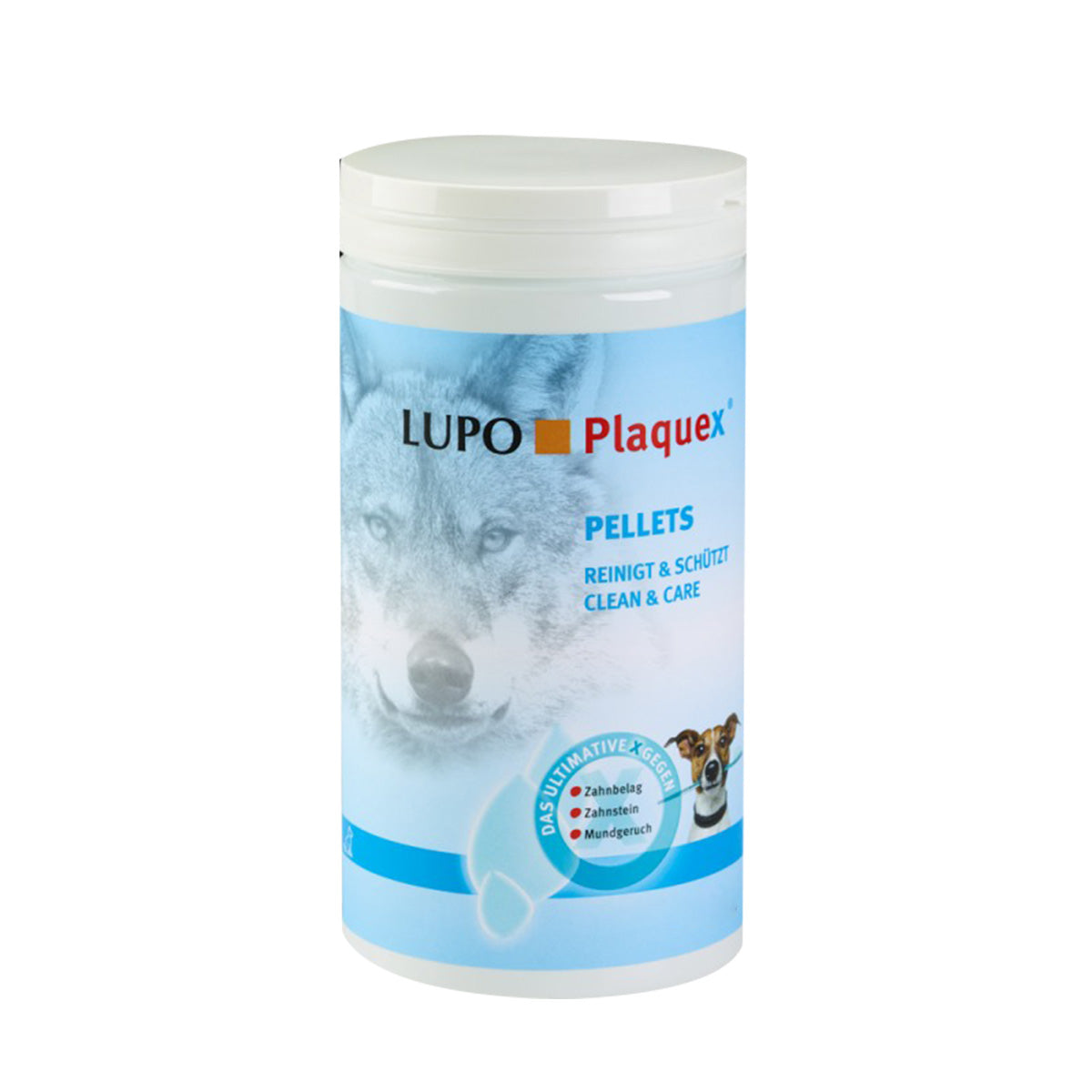 Lupo Plaquex Cuidado Bucodental 100% Natural para Perros Pellet 150 g