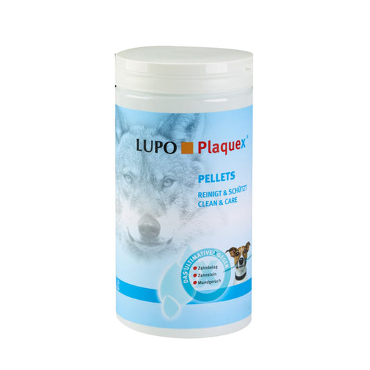 Lupo Plaquex Cuidado Bucodental 100% Natural para Perros Pellet 150 g
