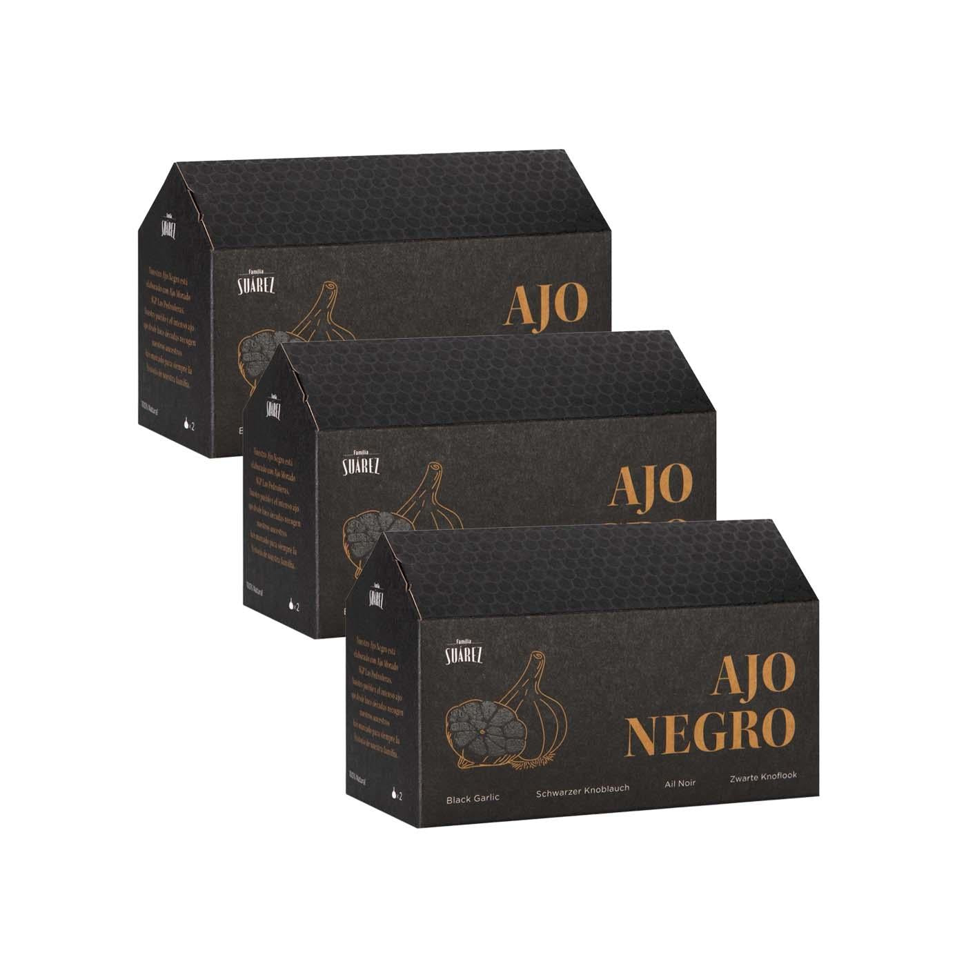 Pack 3x Ajo Negro de las Pedroñeras IGP (2 cabezas)
