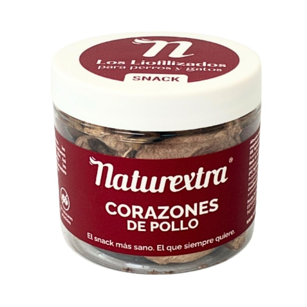 Corazones de pollo liofilizado 60g