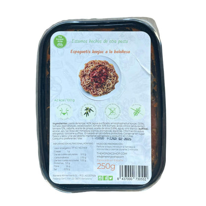 Espaguetis Konjac a la Boloñesa The Konjac Shop 250g