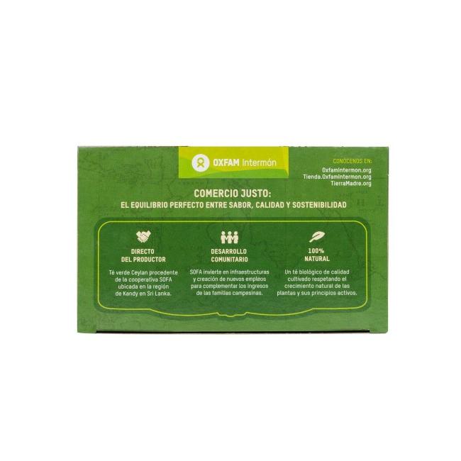 TÉ verde con menta bio  Tierra Madre 36 g