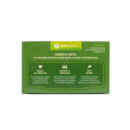 TÉ verde con menta bio  Tierra Madre 36 g