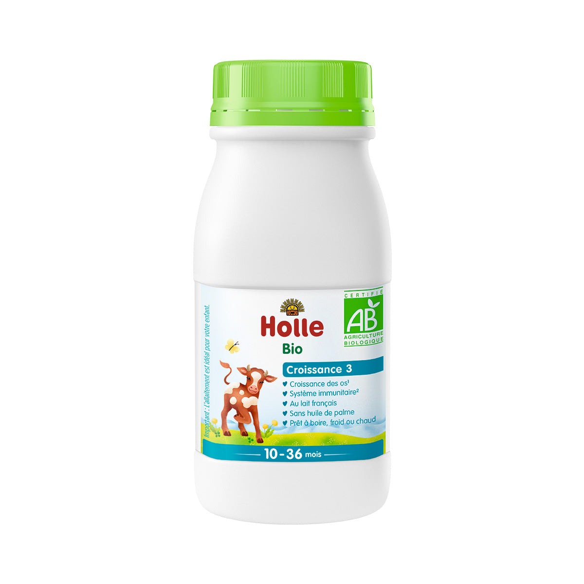 Leche de continuación Formula 3 - lista para beber bio / eco a partir 10 meses Holle 250ml