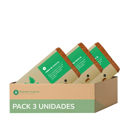 Sustrato Fibra de Coco Planeta Huerto 27 Litros