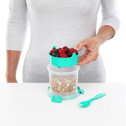 Recipiente Hermético snacks redondo Sistema Breakfast To Go 530 ml