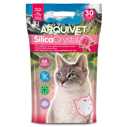 Arena de SilicaCrystal con Perfume de Rosas Arquivet 3,8 L