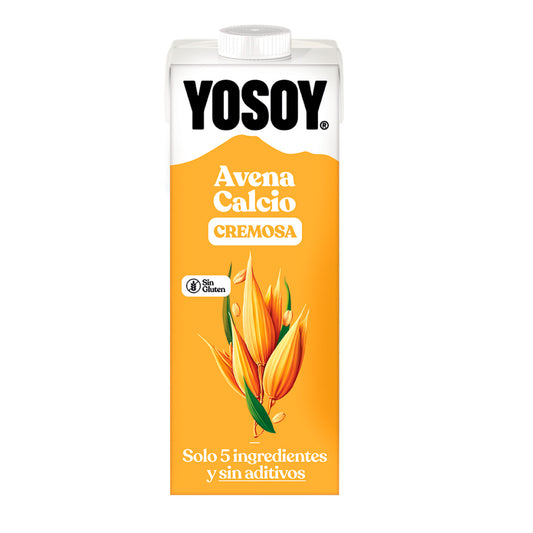 Bebida de Avena con Calcio sin gluten YOSOY 1L