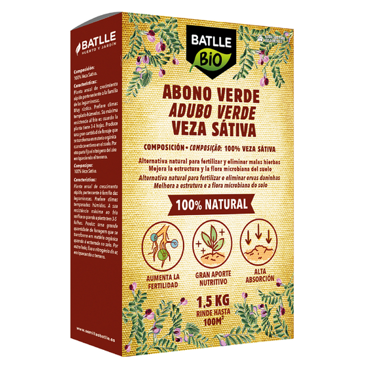 Abono verde Veza sativa 1,5 Kg Batlle