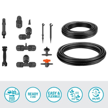 Set de Micro-Riego por Goteo para huertos y parterres (35 plantas) Microdripsystem Gardena