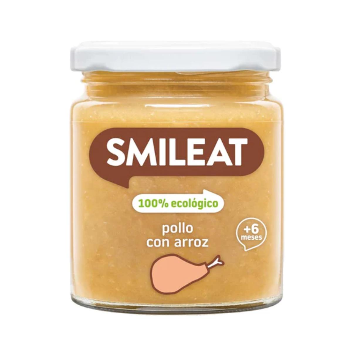 Tarrito BIO pollo con arroz +6 meses Smileat, 230g