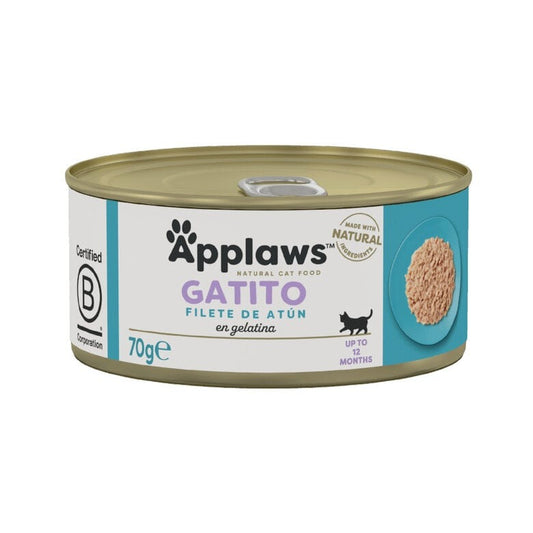 Comida húmeda para gatos Lata Kitten Atún - Applaws Cat 70g