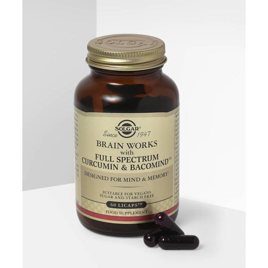 Brain Works con Full Spectrum Cúrcuma 60 cápsulas