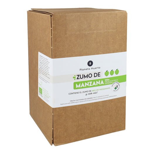 Zumo de Manzana 100% fruta exprimida Eco Planeta Huerto 3L