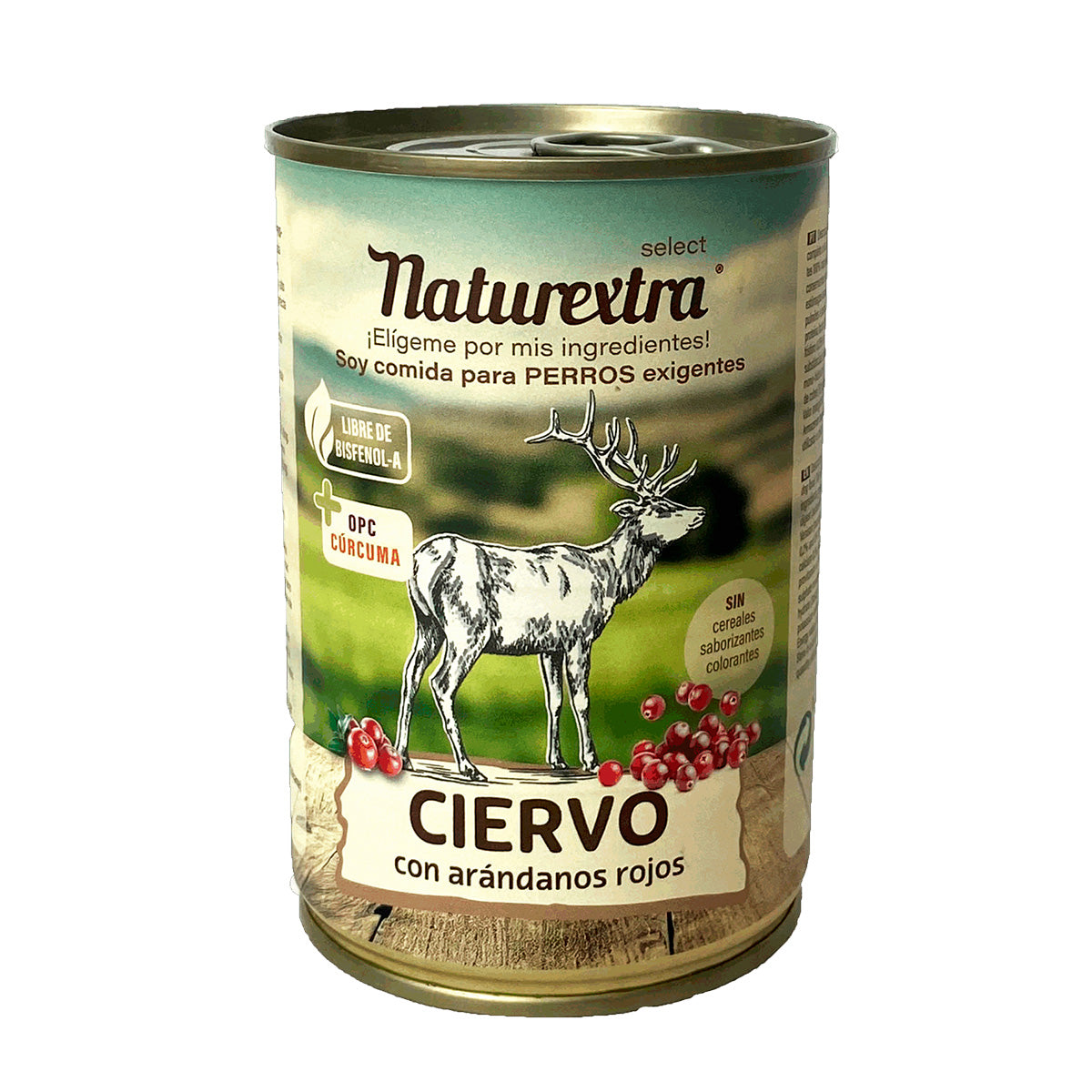 Naturextra comida humeda ciervo 400g