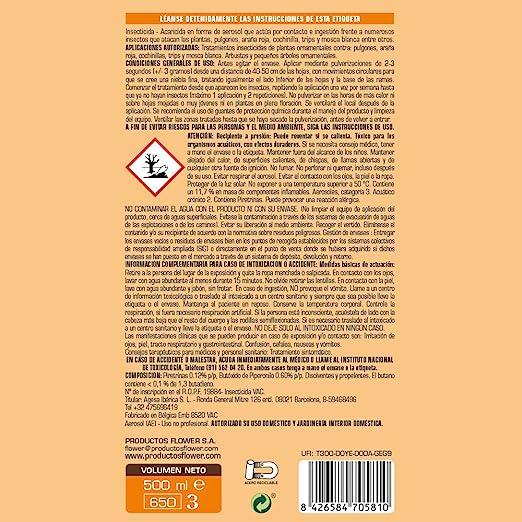 Insecticida natural Neemex 500 ml FLOWER