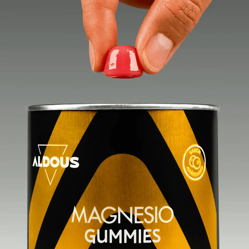 Citrato de Magnesio Gominolas 1340mg + Vitamina C 45mg Aldous Bio 120 Gominolas