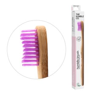 Hm Cepillo Dientes Bambu Adulto Suave Morado The Humble