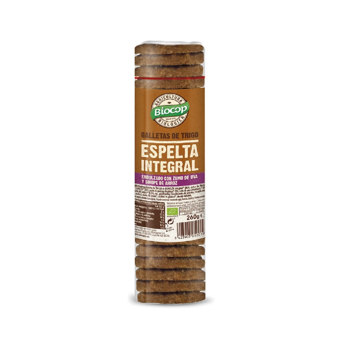 Galletas de Espelta Integral Biocop, 250 g
