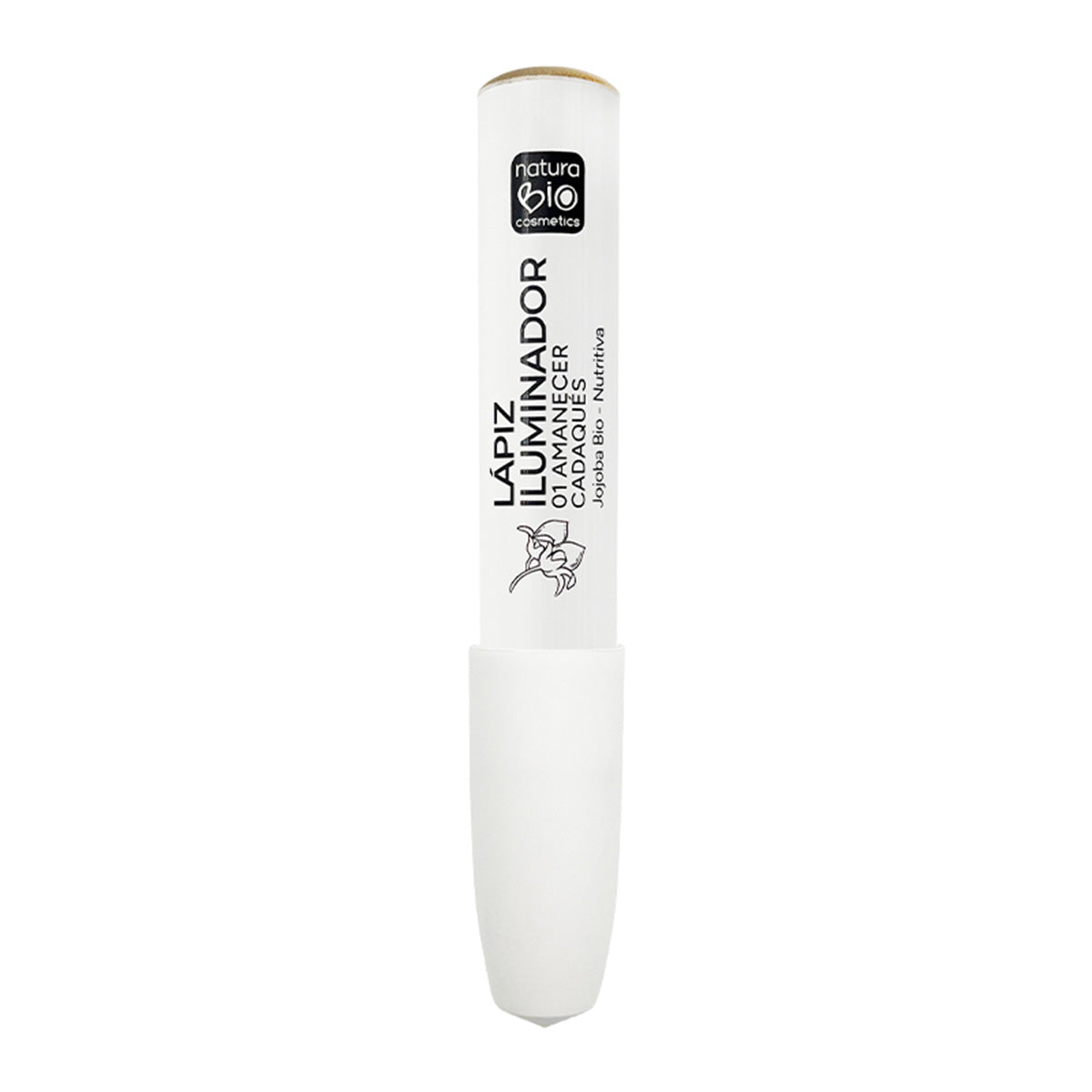Lapiz Iluminador 01 Amanecer Cadaques Con Aceite de Jojoba BIO, NaturaBIO Cosmetics, 10 grs