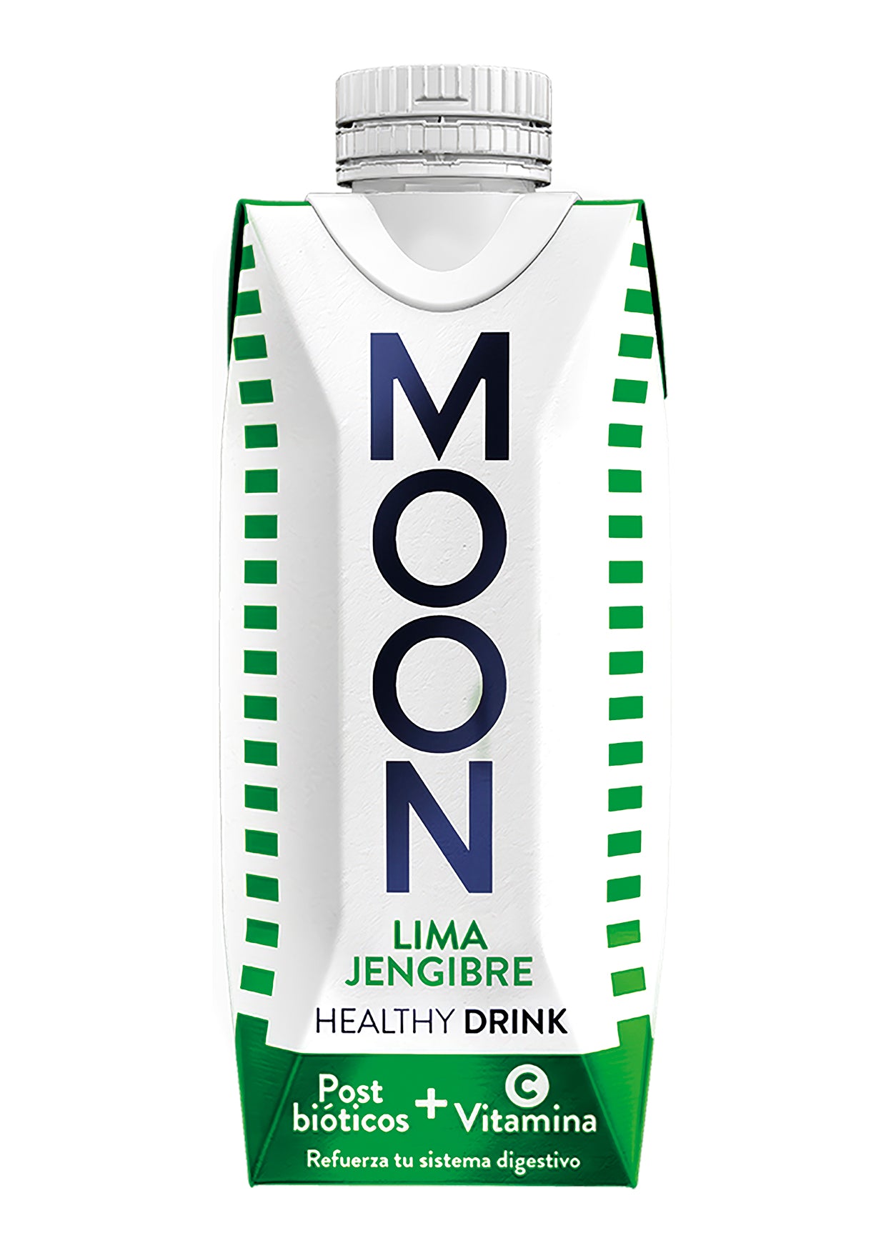 Healthy Drink Lima y Jengibre Bio con Post-bióticos y Vitamina C MOONDRIKS 330 ml