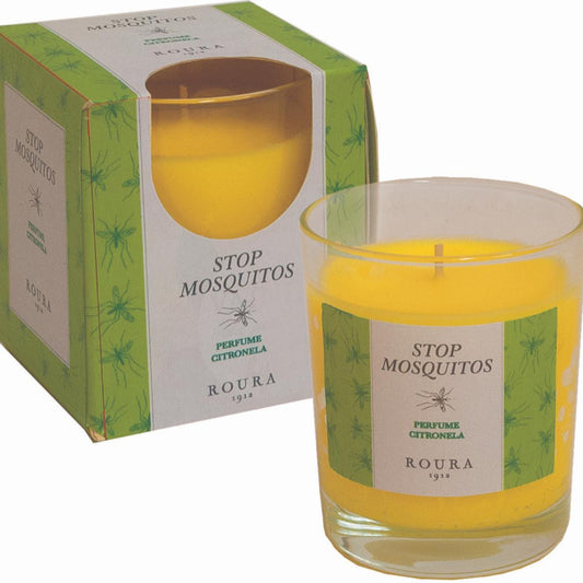 Vela vaso Stop Mosquitos Citronela Roura