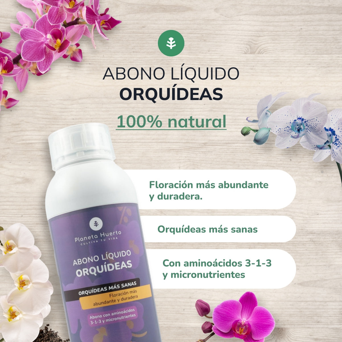 Abono Líquido Orquídeas Planeta Huerto 250 ml