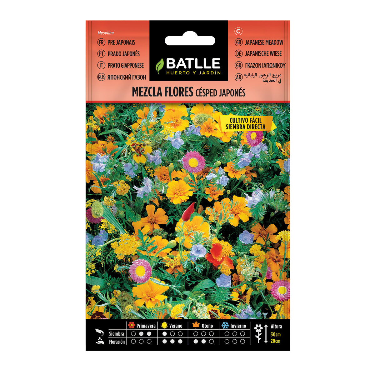 Semillas Mezcla de Flores césped japonés Batlle