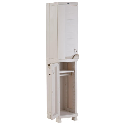 Taquilla Doble 35 cm Space Saver Plastiken Beige