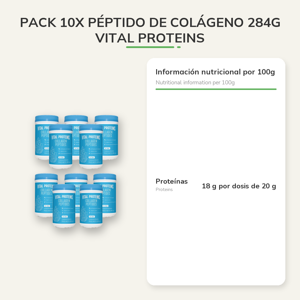 Información nutricional