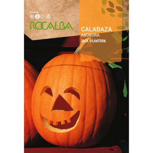 Semillas de Calabaza jack o'lantern