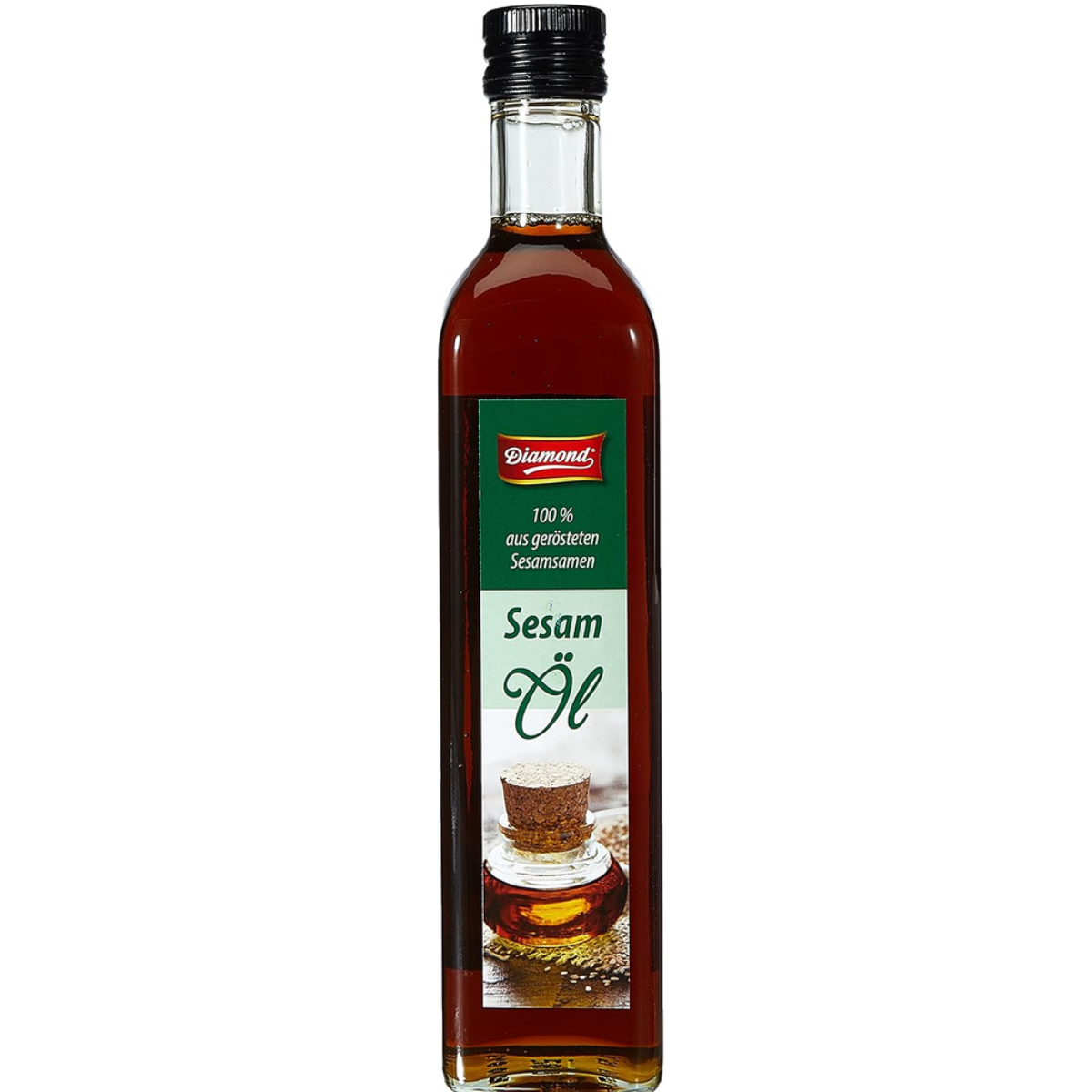 Aceite de Sésamo Tostado al 100% Diamond 500 ML.