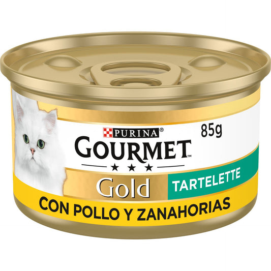 GOURMET GOLD Tartaleta Pollo y Zanahoria Comida húmeda 85g