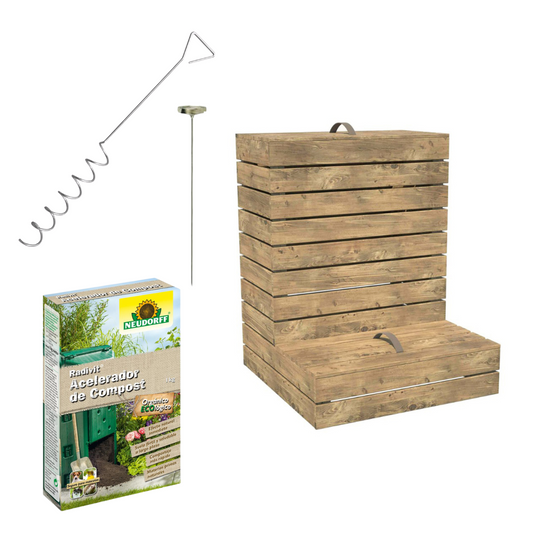 Pack Compostaje en el jardín Alto 320 L