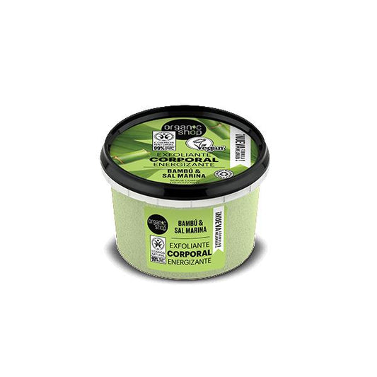 Exfoliante Corporal Bambú energizante Organic Shop 250 ml