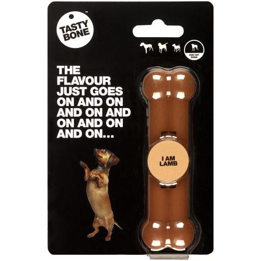 Tasty Bone mordedor para  perro sabor Cordero