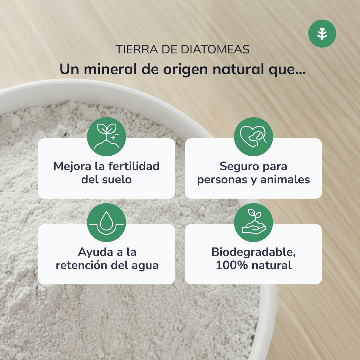 Tierra de Diatomeas Planeta Huerto 300 gr