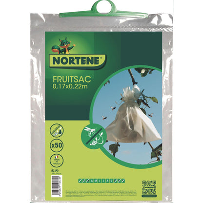 Fundas protectoras para frutos Fruitsac Nortene 50 ud 20 x 30 cm.